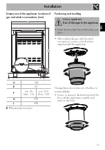 Предварительный просмотр 41 страницы Smeg Classica CX60ISVT9 Translation Of The Original Instructions