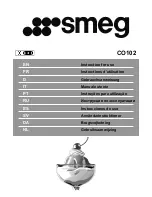 Smeg CO102 Instructions For Use Manual preview