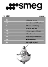 Preview for 1 page of Smeg CO205F Instructions For Use Manual