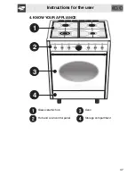 Предварительный просмотр 7 страницы Smeg CO61GMA Manual