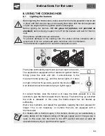 Предварительный просмотр 13 страницы Smeg CO61GMA Manual