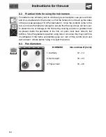 Предварительный просмотр 14 страницы Smeg CO61GMA Manual