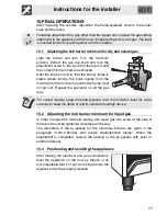 Предварительный просмотр 37 страницы Smeg CO61GMA Manual