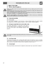 Preview for 12 page of Smeg CO68CMA Manual