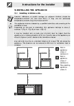 Preview for 33 page of Smeg CO68GMA Manual