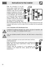 Preview for 36 page of Smeg CO68GMA Manual