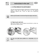 Preview for 11 page of Smeg Commercial Oven ALFA41UK Manual