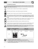 Предварительный просмотр 32 страницы Smeg CP60X8 Manual