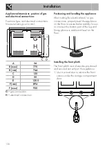 Предварительный просмотр 62 страницы Smeg CPF120IGMPX Manual