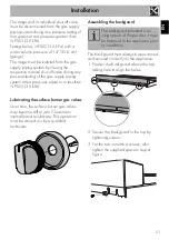 Предварительный просмотр 19 страницы Smeg CPF30UGMX Manual