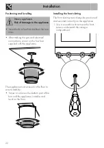 Предварительный просмотр 20 страницы Smeg CPF30UGMX Manual