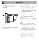 Предварительный просмотр 22 страницы Smeg CPF30UGMX Manual