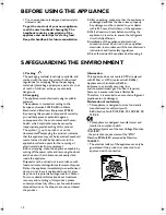 Preview for 2 page of Smeg CR324A7 Instructions For Use Manual