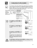 Preview for 5 page of Smeg CS120-5 Instruction Manual