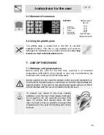 Preview for 19 page of Smeg CS120-5 Instruction Manual