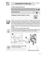 Preview for 27 page of Smeg CS120-5 Instruction Manual