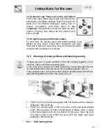 Preview for 33 page of Smeg CS120-5 Instruction Manual