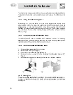 Preview for 34 page of Smeg CS120-5 Instruction Manual