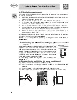 Предварительный просмотр 6 страницы Smeg CS122-6 Instruction Manual