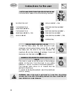 Предварительный просмотр 12 страницы Smeg CS122-6 Instruction Manual