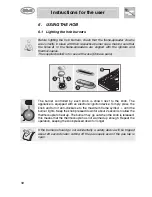 Предварительный просмотр 18 страницы Smeg CS122-6 Instruction Manual