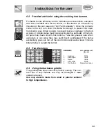 Предварительный просмотр 19 страницы Smeg CS122-6 Instruction Manual