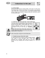 Предварительный просмотр 34 страницы Smeg CS122-6 Instruction Manual