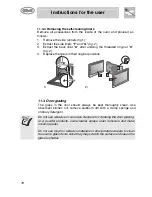 Предварительный просмотр 36 страницы Smeg CS122-6 Instruction Manual