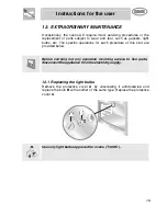 Предварительный просмотр 39 страницы Smeg CS122-6 Instruction Manual