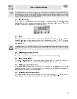 Предварительный просмотр 17 страницы Smeg CS15-5 Instructions For Installation And Use Manual