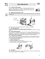 Предварительный просмотр 19 страницы Smeg CS15-5 Instructions For Installation And Use Manual