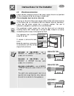 Предварительный просмотр 5 страницы Smeg CS150SA Instructions For Installation And Use Manual