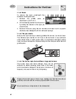 Предварительный просмотр 38 страницы Smeg CS150SA Instructions For Installation And Use Manual