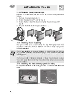 Предварительный просмотр 40 страницы Smeg CS150SA Instructions For Installation And Use Manual