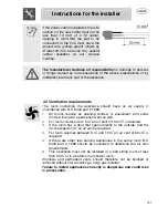 Предварительный просмотр 7 страницы Smeg CS18A/1 Instruction Manual