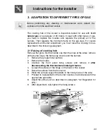 Предварительный просмотр 9 страницы Smeg CS18A/1 Instruction Manual