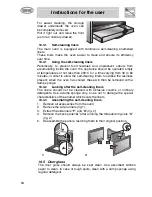 Предварительный просмотр 30 страницы Smeg CS18A-6 Manual