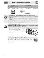 Preview for 46 page of Smeg CS18A-7 Manual