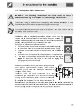 Предварительный просмотр 43 страницы Smeg CS19 Manual