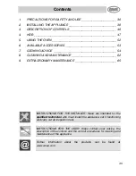 Предварительный просмотр 1 страницы Smeg CS19ID-6 Instruction Manual