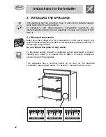 Предварительный просмотр 4 страницы Smeg CS19ID-6 Instruction Manual