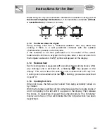 Предварительный просмотр 15 страницы Smeg CS19ID-6 Instruction Manual