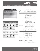 Smeg CSA150X Brochure & Specs предпросмотр