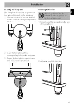 Preview for 47 page of Smeg CSP9GMMNA-1 Manual