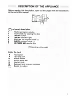 Предварительный просмотр 6 страницы Smeg CSU2001B2 Instructions For Installation And Use Manual