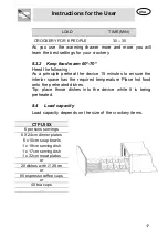 Preview for 17 page of Smeg CTPU15X Instructions For Use Manual