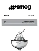 Smeg CV 250 AP Instruction Manual preview