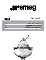 Предварительный просмотр 1 страницы Smeg CV215AP1 Instruction Manual