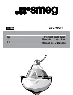 Smeg CV270AP1 Instruction Manual предпросмотр