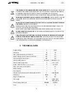 Предварительный просмотр 5 страницы Smeg CW-511 MDA User Manual